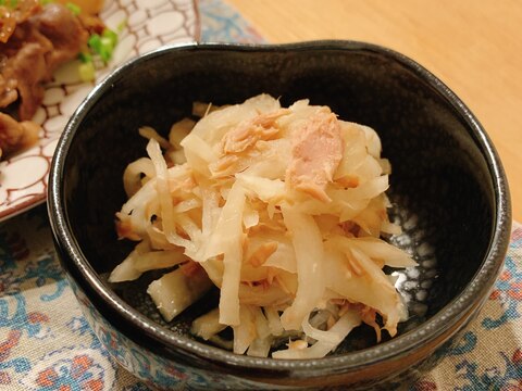 すぐにできる簡単副菜！大根とツナのポン酢和え